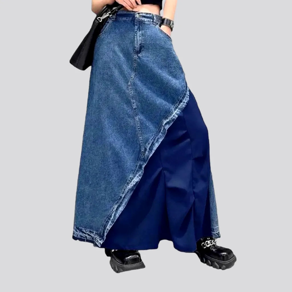 Asymmetric fashion jeans skirt
 for ladies | Jeans4you.shop