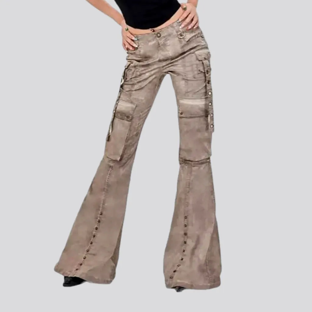 Bootcut voluminous jean pants
 for women | Jeans4you.shop