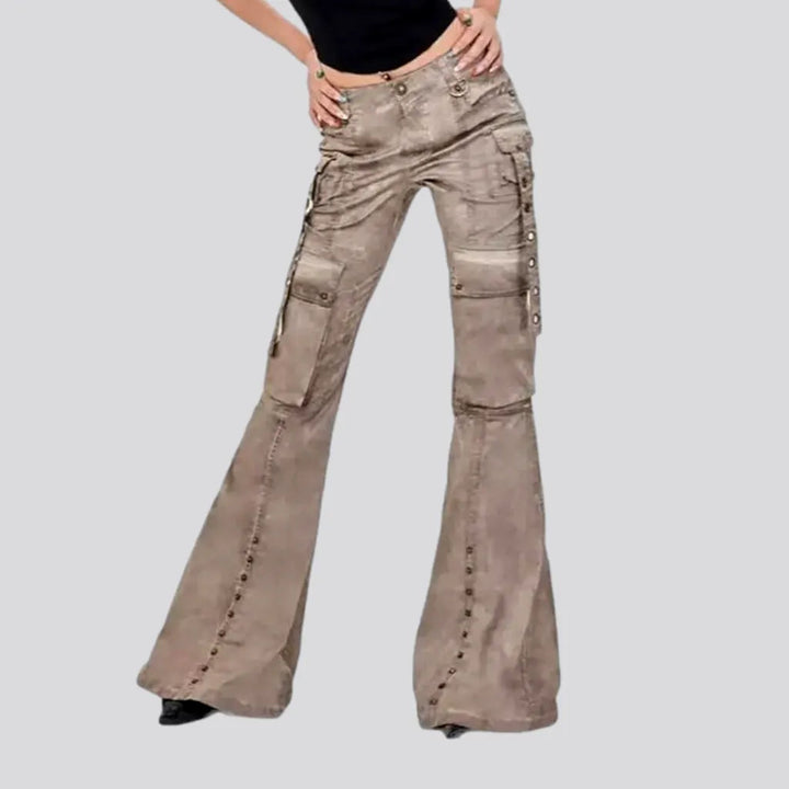 Bootcut voluminous jean pants for women | Jeans4you.shop