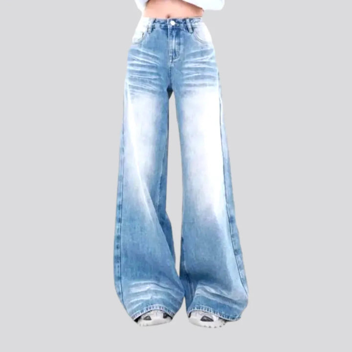 Floor-length whiskered jeans
 for ladies | Jeans4you.shop