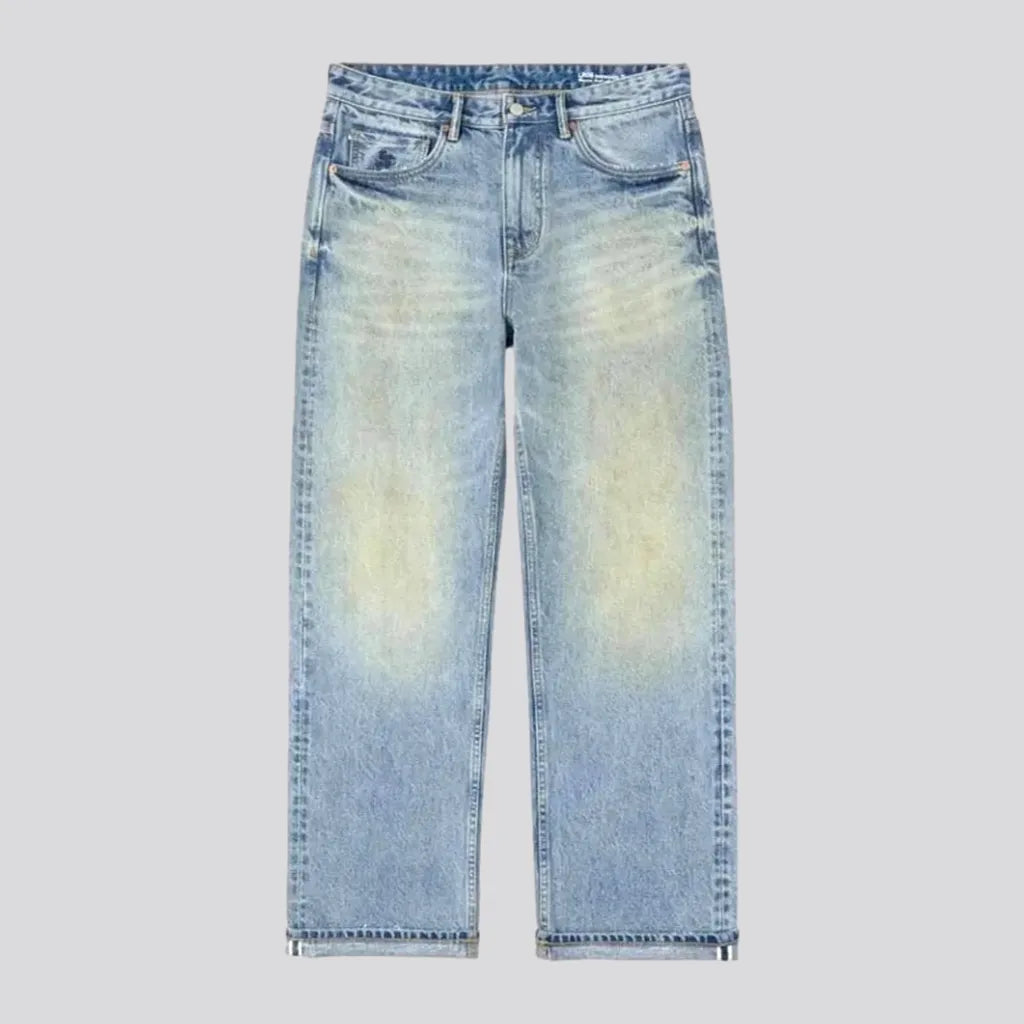 Heavyweight men's sanded jeans | Jeans4you.shop