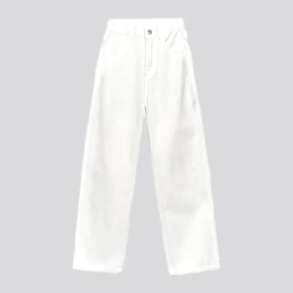 High-waist color denim pants | Jeans4you.shop
