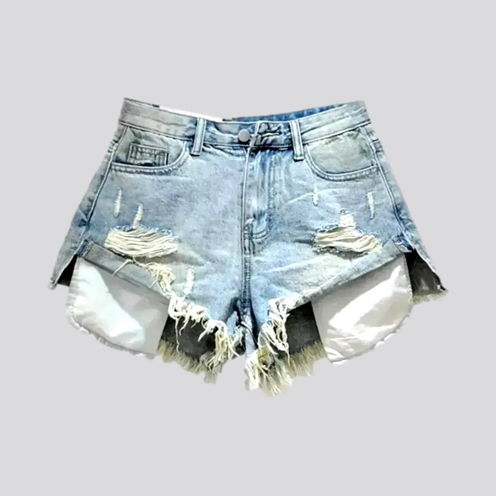 Mid-waist denim shorts
 for ladies | Jeans4you.shop
