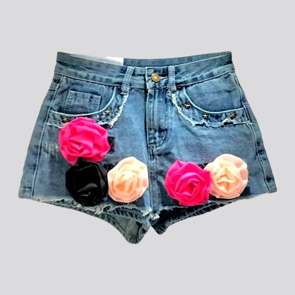 Mini mid-waist women's denim skort | Jeans4you.shop