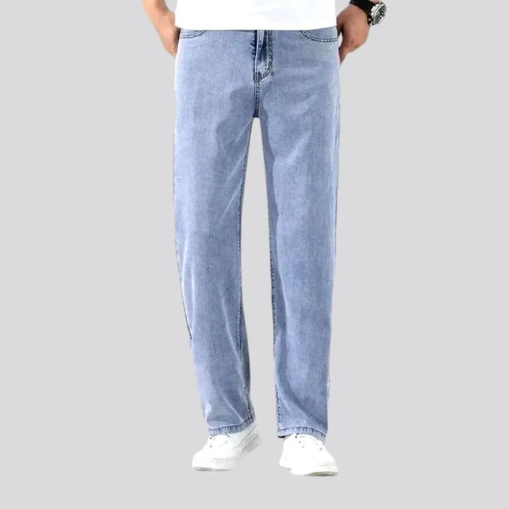 Monochrome men's straight jeans | Jeans4you.shop
