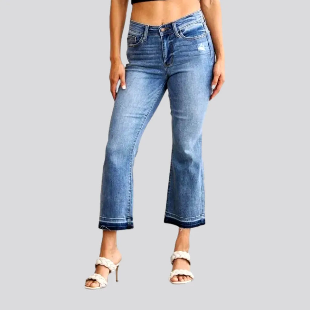 Raw-hem street jeans
 for ladies | Jeans4you.shop