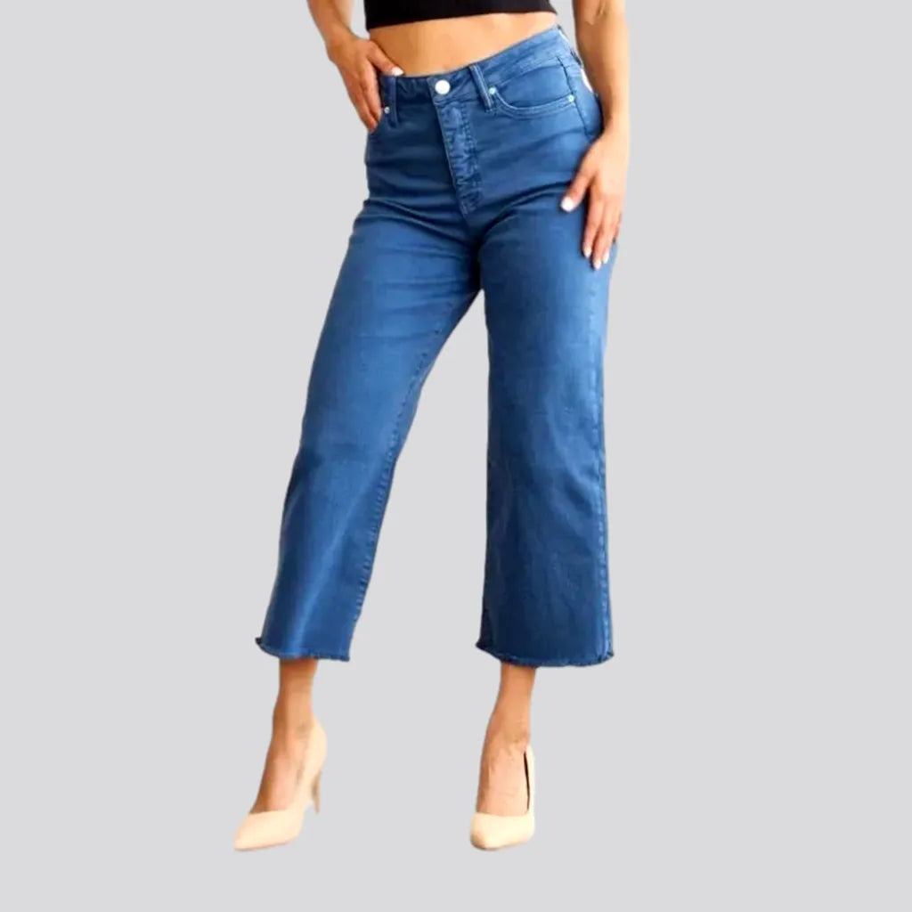 Raw-hem women's straight jeans | Jeans4you.shop