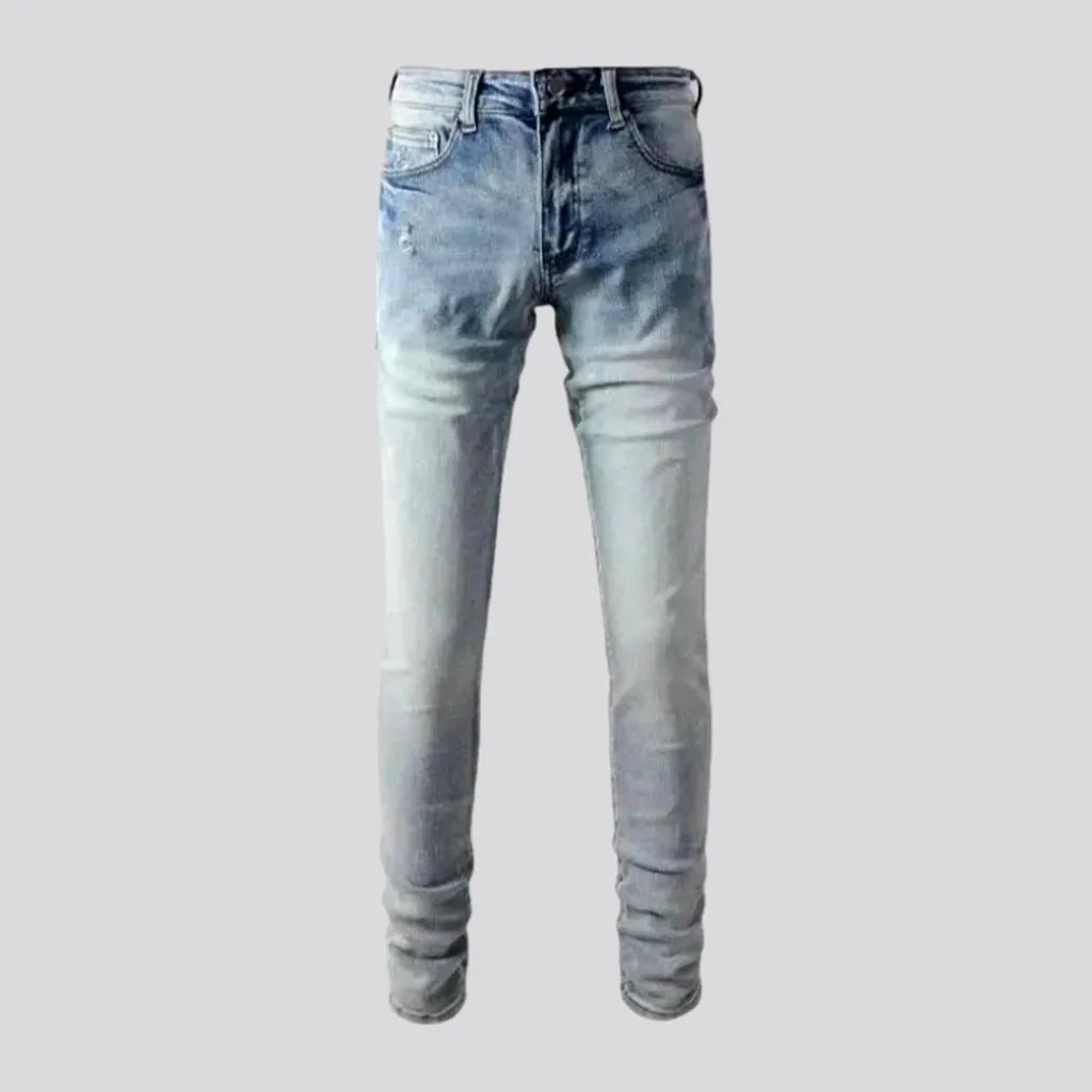 Skinny men's furrowed jeans | Jeans4you.shop
