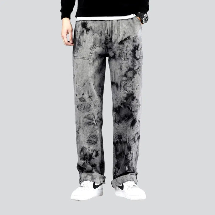 Street tie-dyed jeans
 for men | Jeans4you.shop