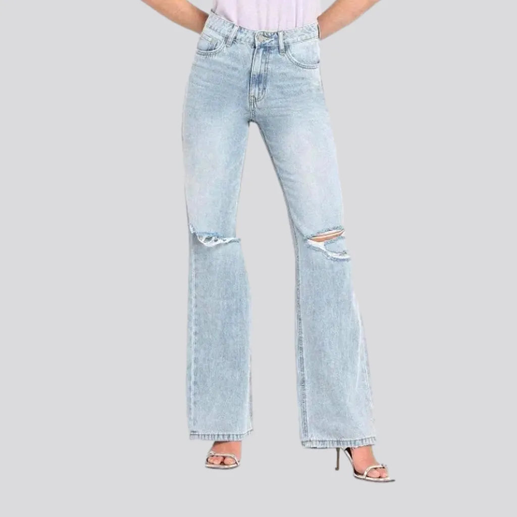Street women's bleached jeans | Jeans4you.shop