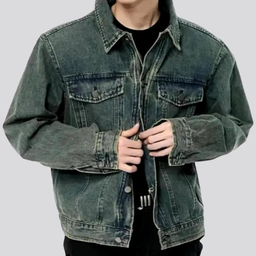 Vintage fashion men's denim jacket | Jeans4you.shop