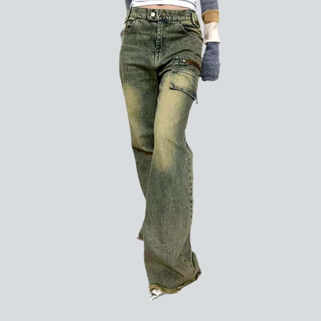 Vintage women's over-dyed jeans | Jeans4you.shop