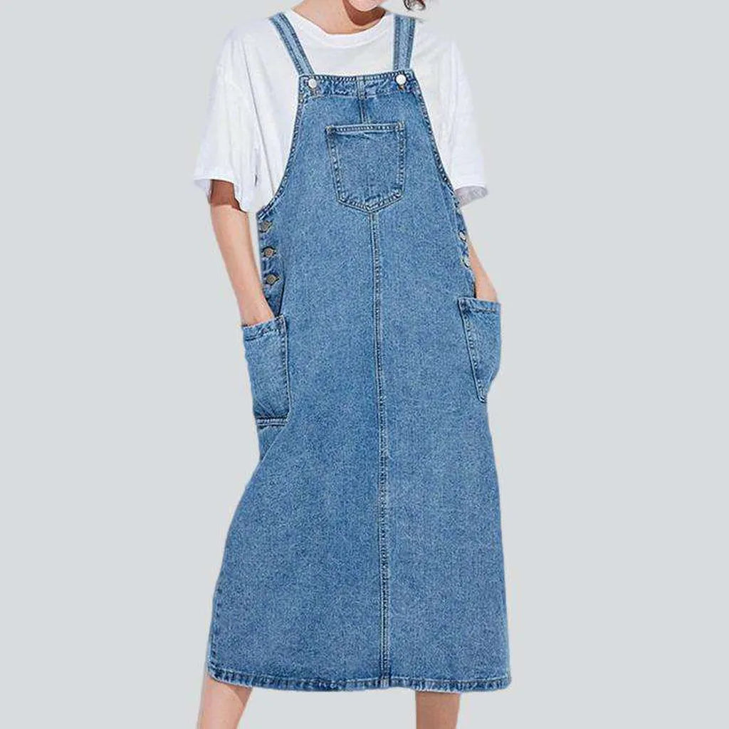 A-line 90s light denim dress | Jeans4you.shop