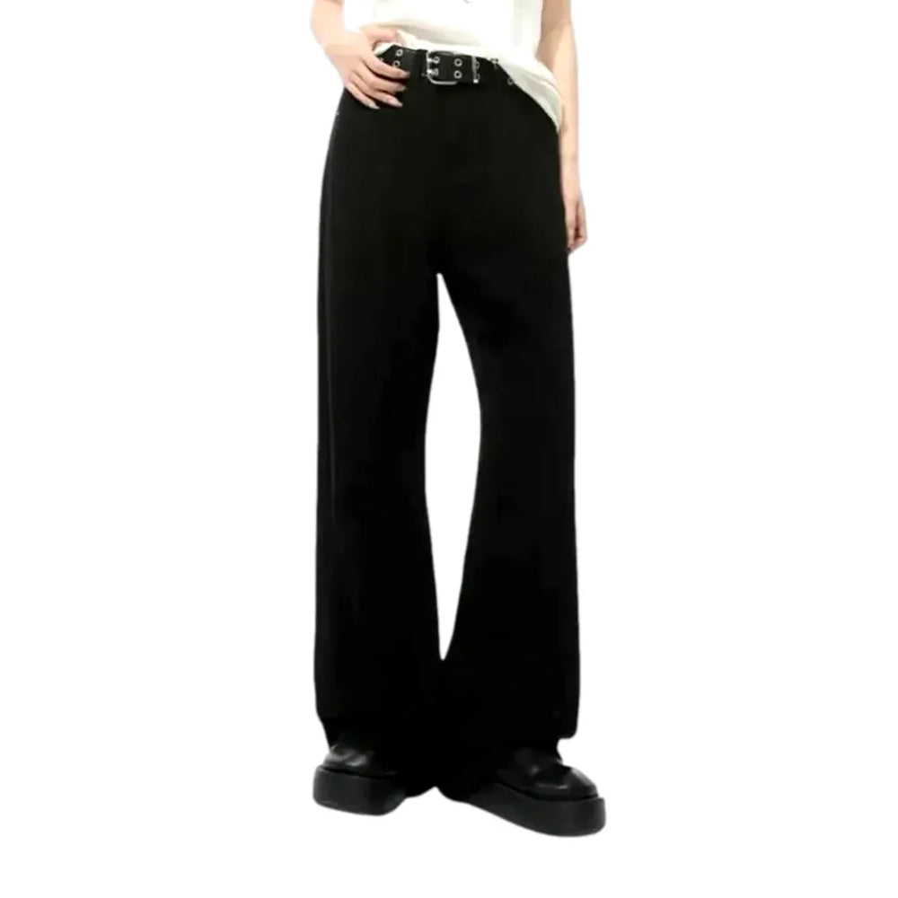 90s Style Baggy Men's Jeans - Black