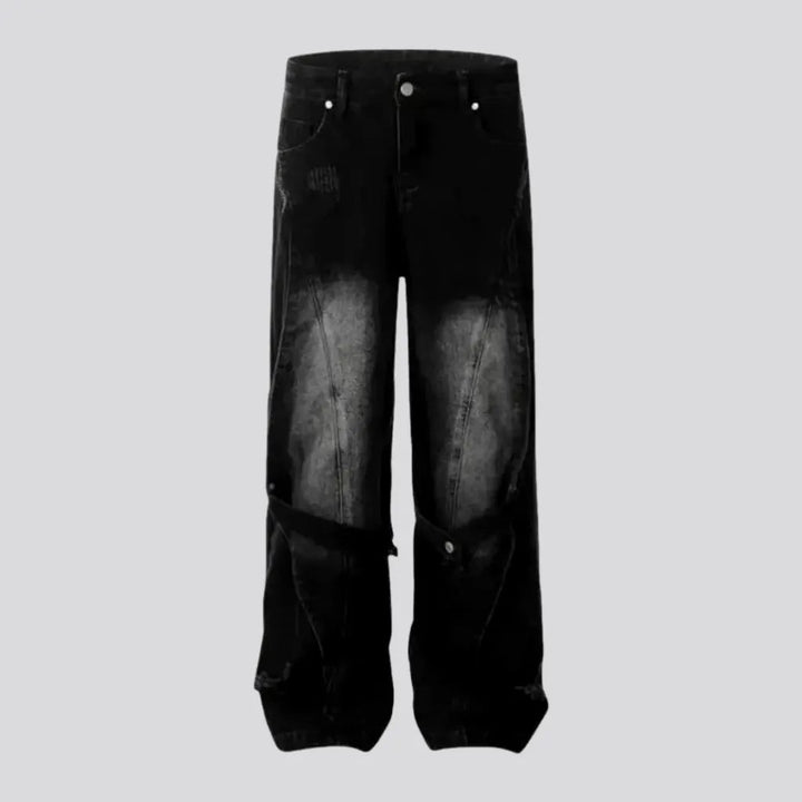 Abraded Multi-layer Grunge Men's Jeans | Jeans4you.shop