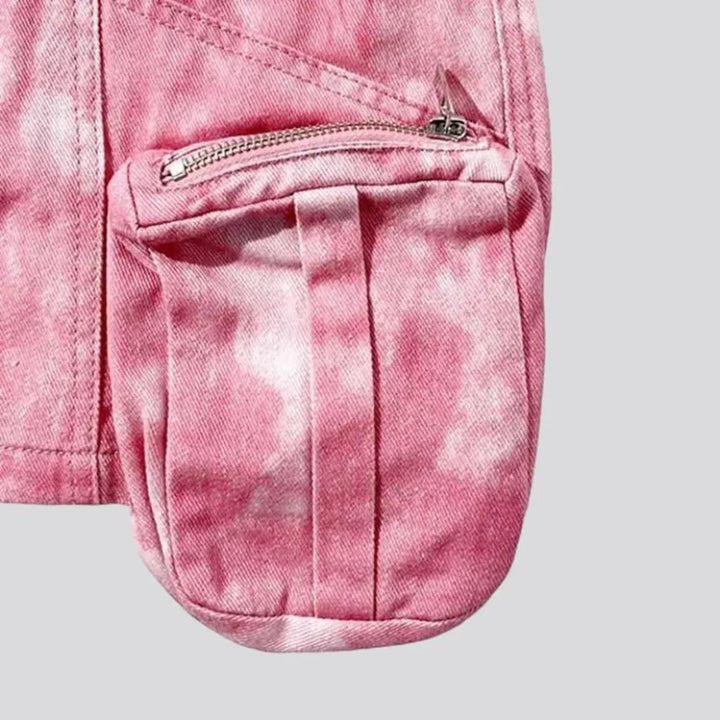 Camouflage women's jean skort