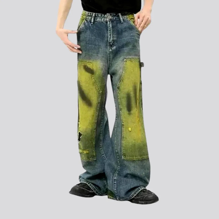 Artistic Mid Rise Jeans for Men | Jeans4you.shop