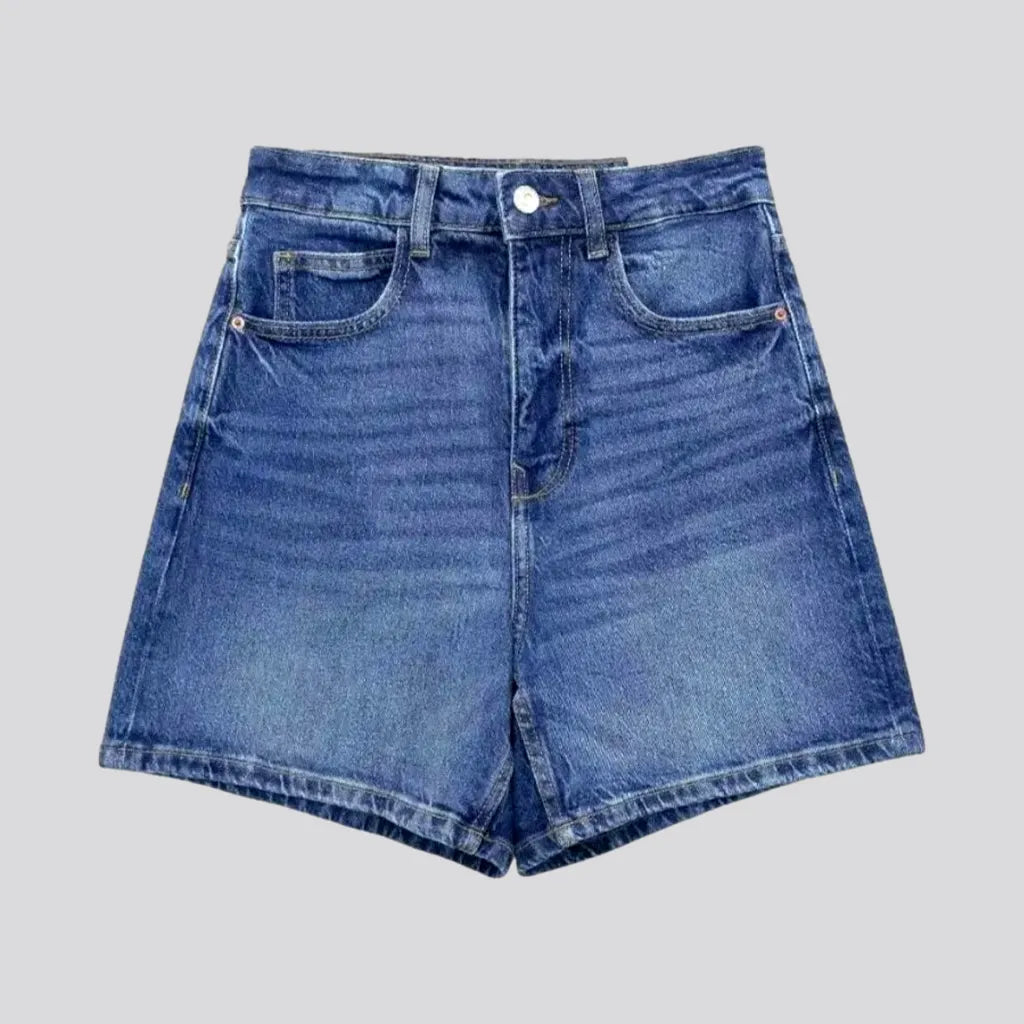 Casual Fit High Waist Women's Jeans Shorts | Jeans4you.shop