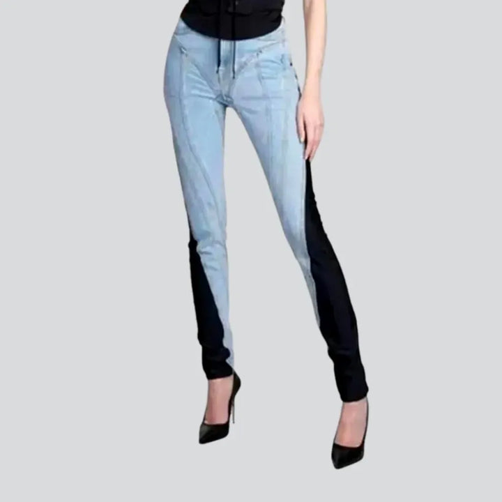 Trendy fitted light mix women's jeans