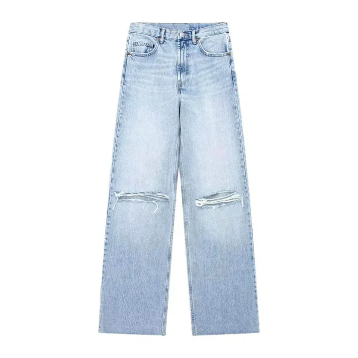 Baggy distressed jeans
 for women