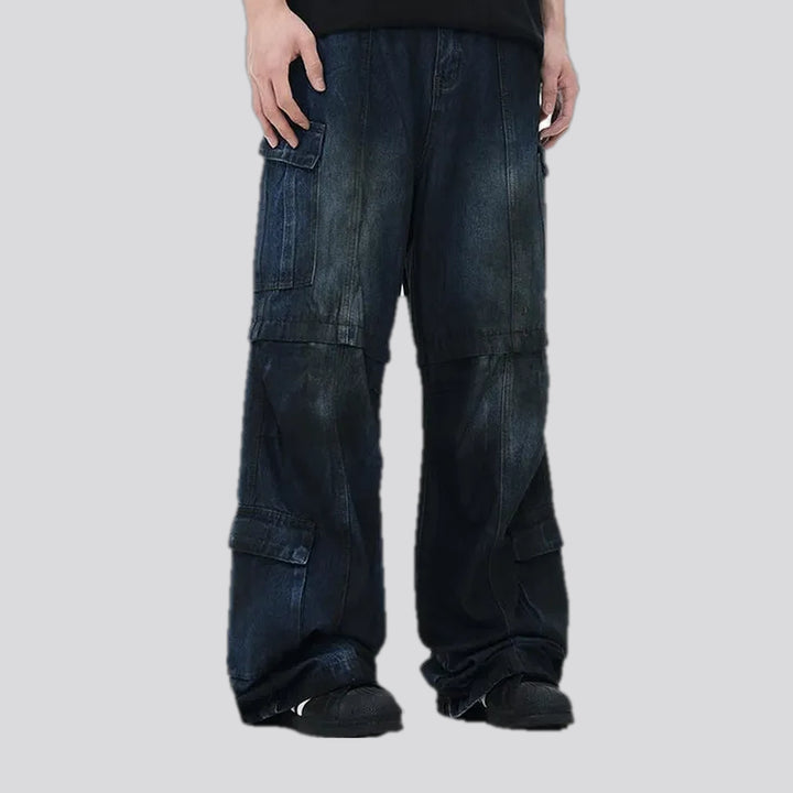 Baggy Faded Wash 90s Men's Jeans Pants | Jeans4you.shop