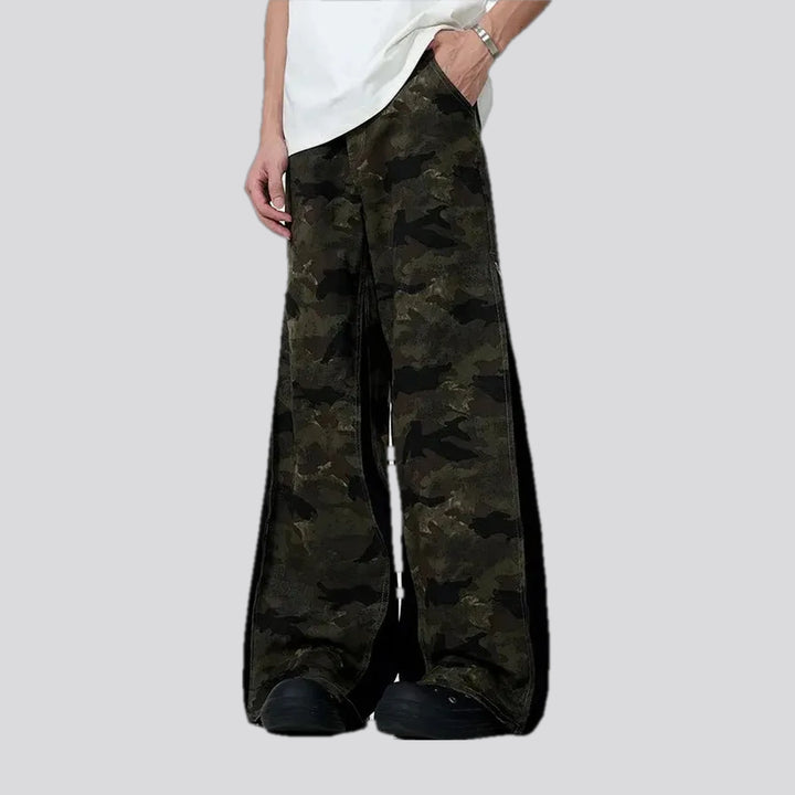 Baggy Fit Stylish Camouflage Men's Denim Pants | Jeans4you.shop