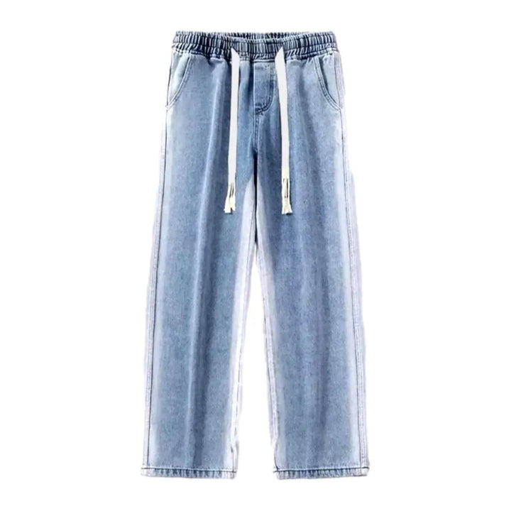 Baggy men's side-bands jeans