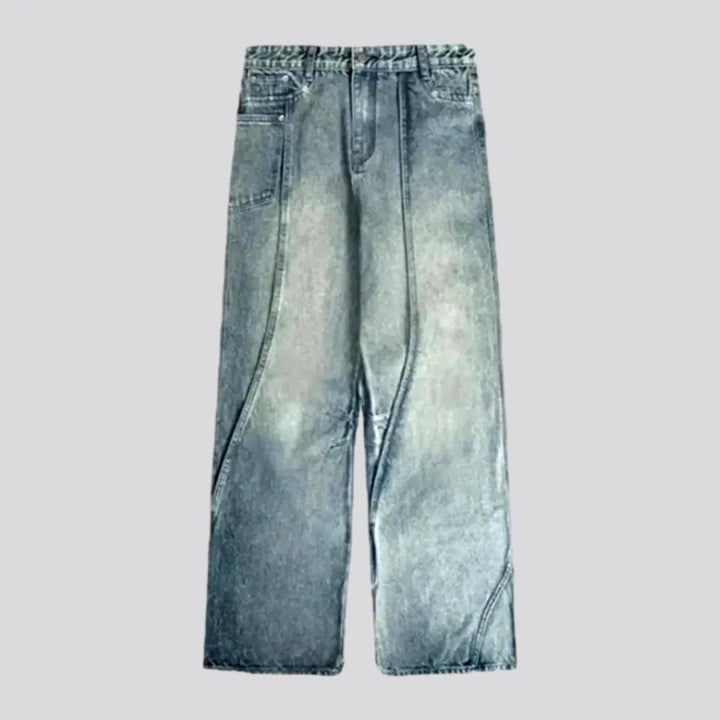 Baggy Mid Rise Street Style Men's Jeans | Jeans4you.shop