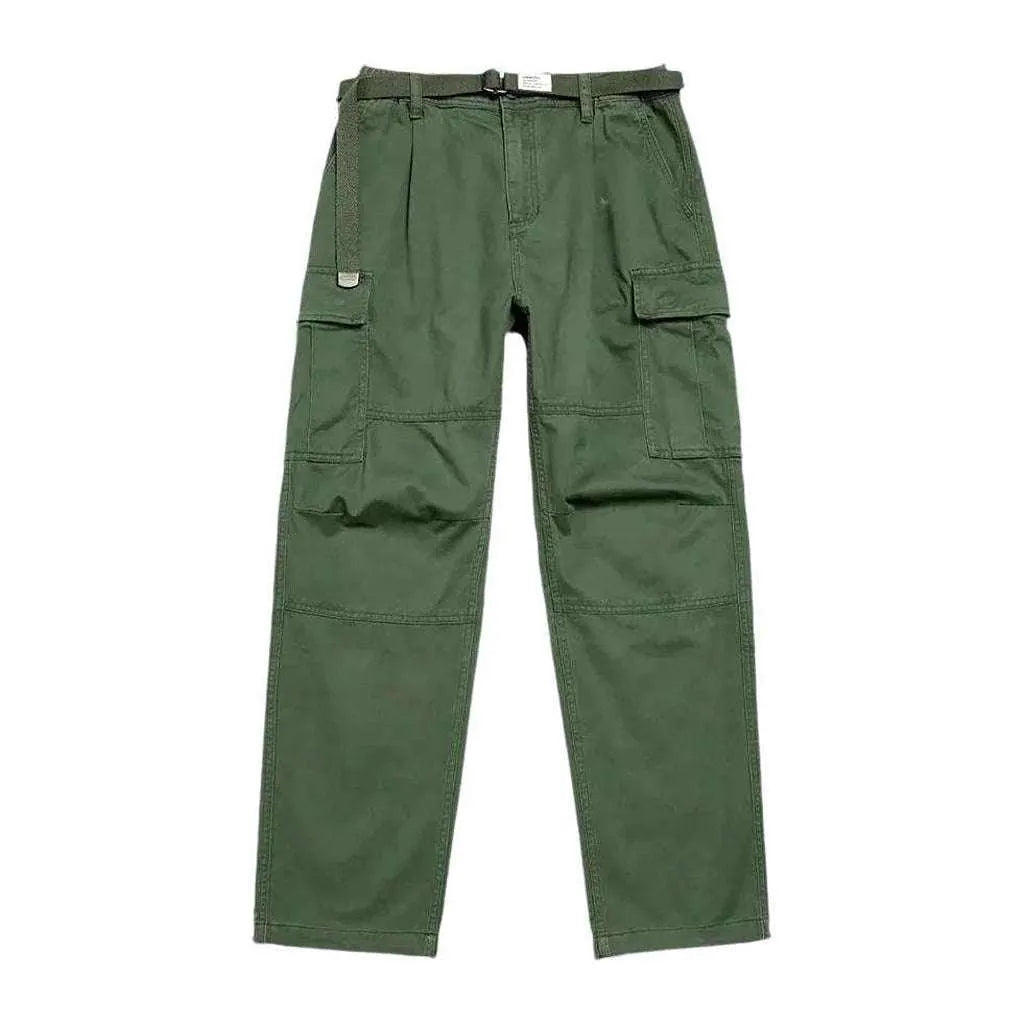 Cargo loose men's jean pants