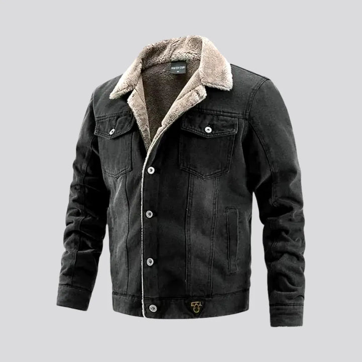 Casual Light Sanded Men's Denim Jacket | Jeans4you.shop