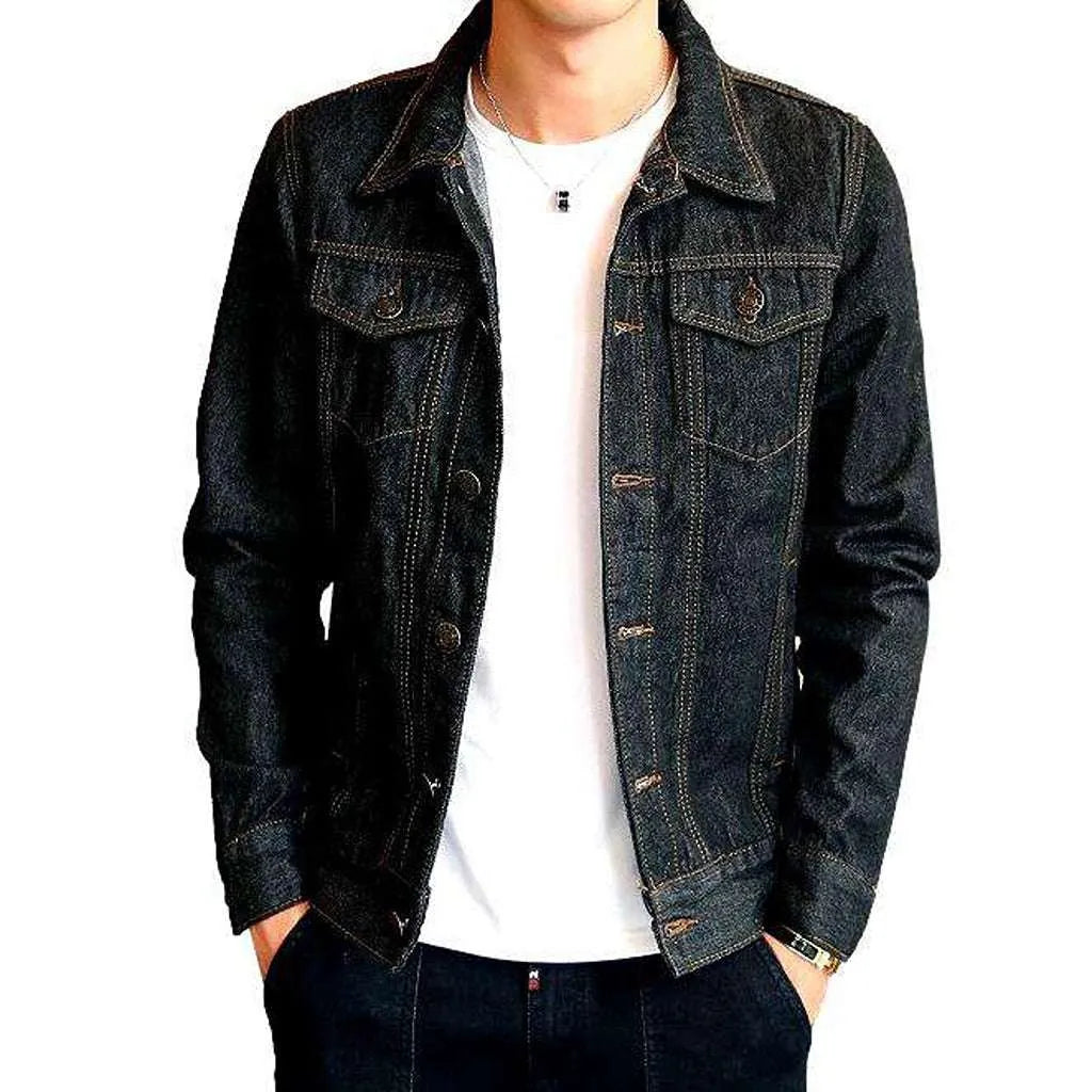 Casual trucker denim jacket