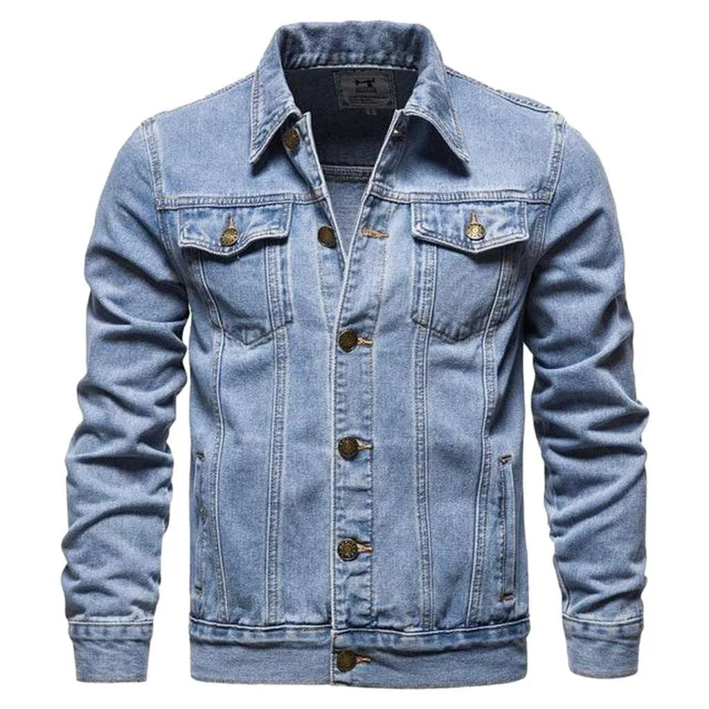 Classic regular men's jeans jacket