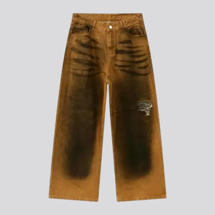 Colorful Distressed Baggy Jeans for Men | Jeans4you.shop