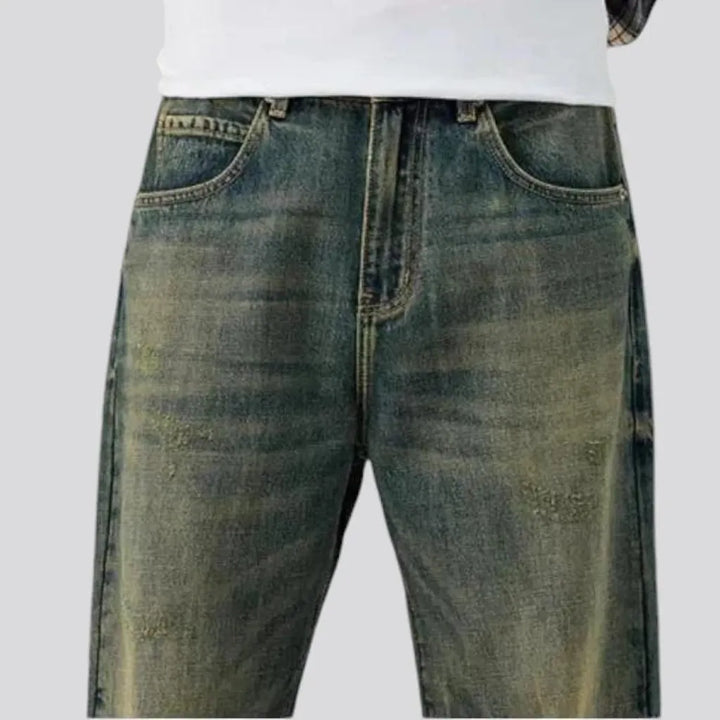 Baggy fashion 90s men's jeans