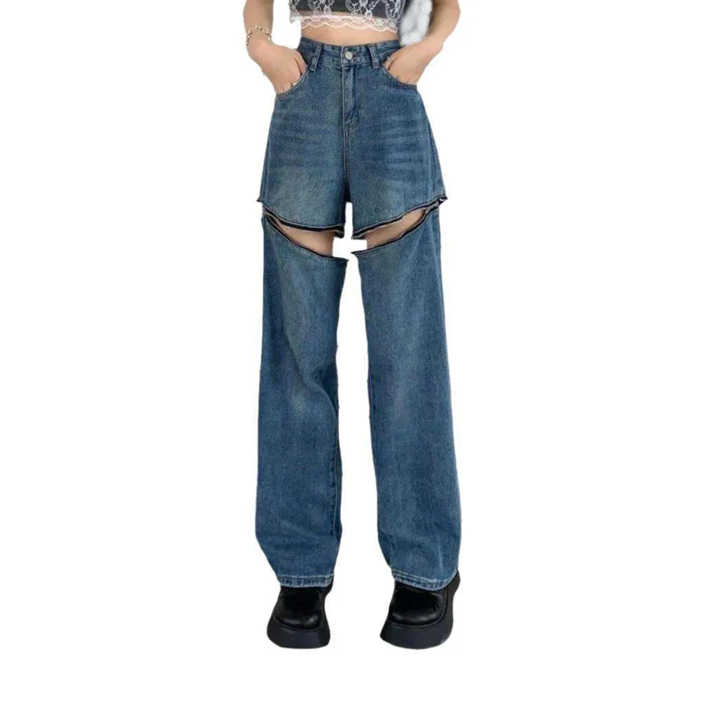 Detachable jeans for women