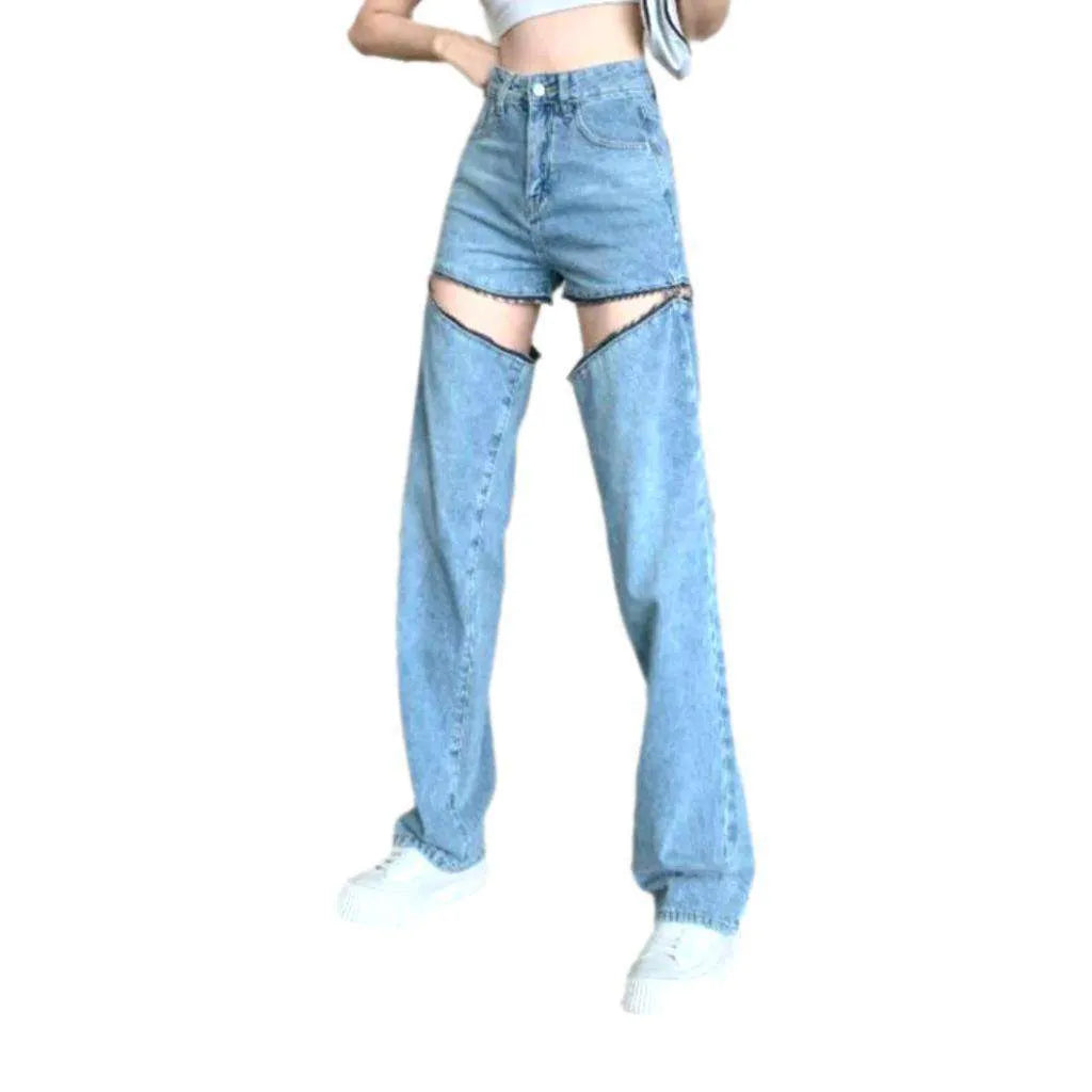 Detachable jeans for women