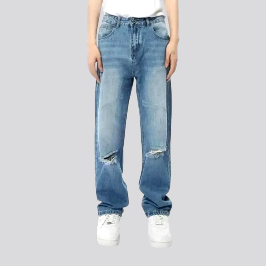 Distressed Look Baggy Men's Jeans | Jeans4you.shop