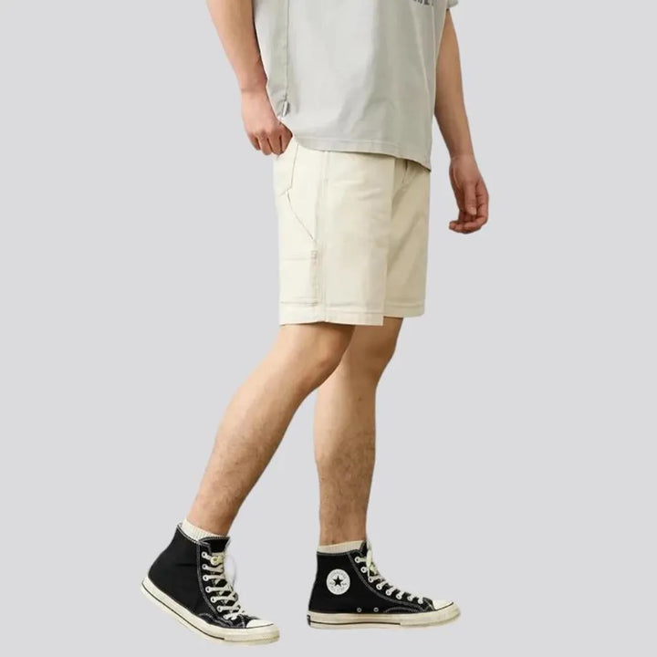 Baggy street men's jean shorts