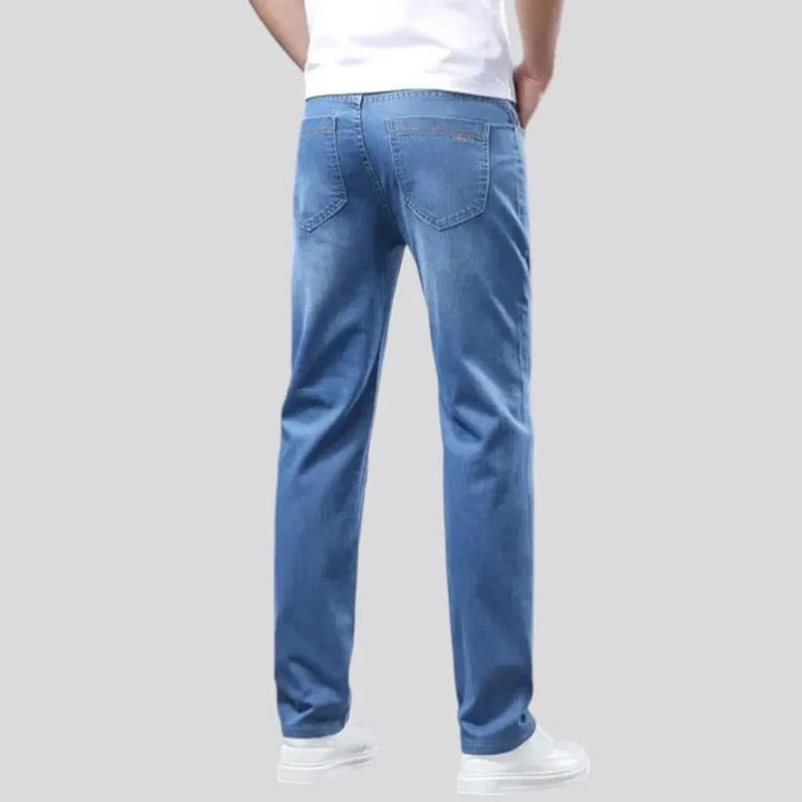 Classic casual sanded jeans for men