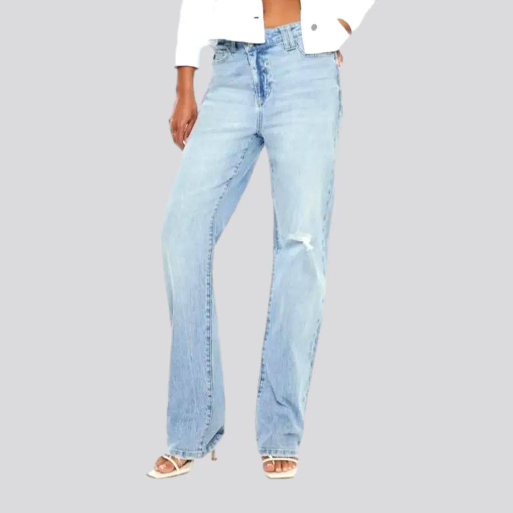 Sanded women's grunge jeans | Jeans4you.shop