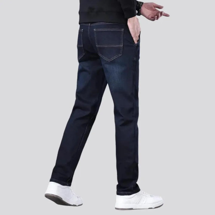 Slim fit high rise men's jeans