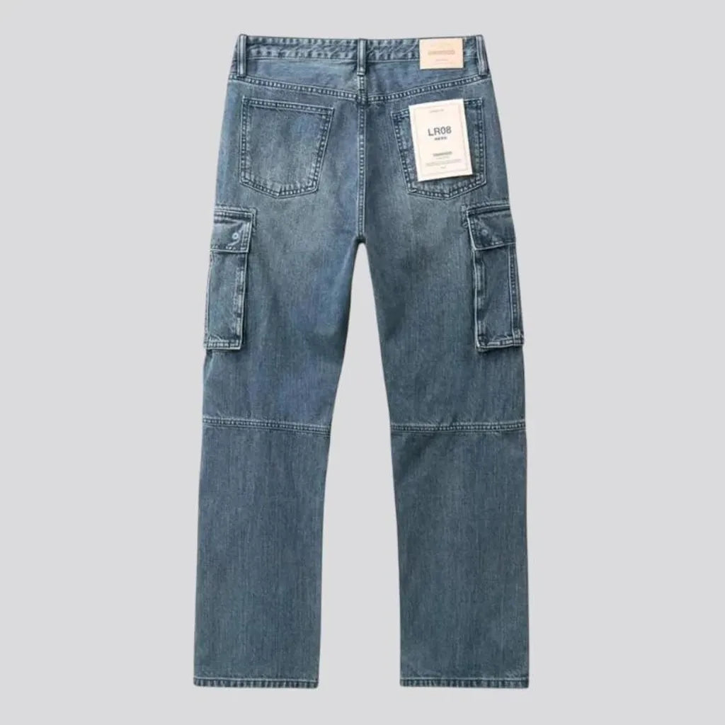 Light sanded men's jeans