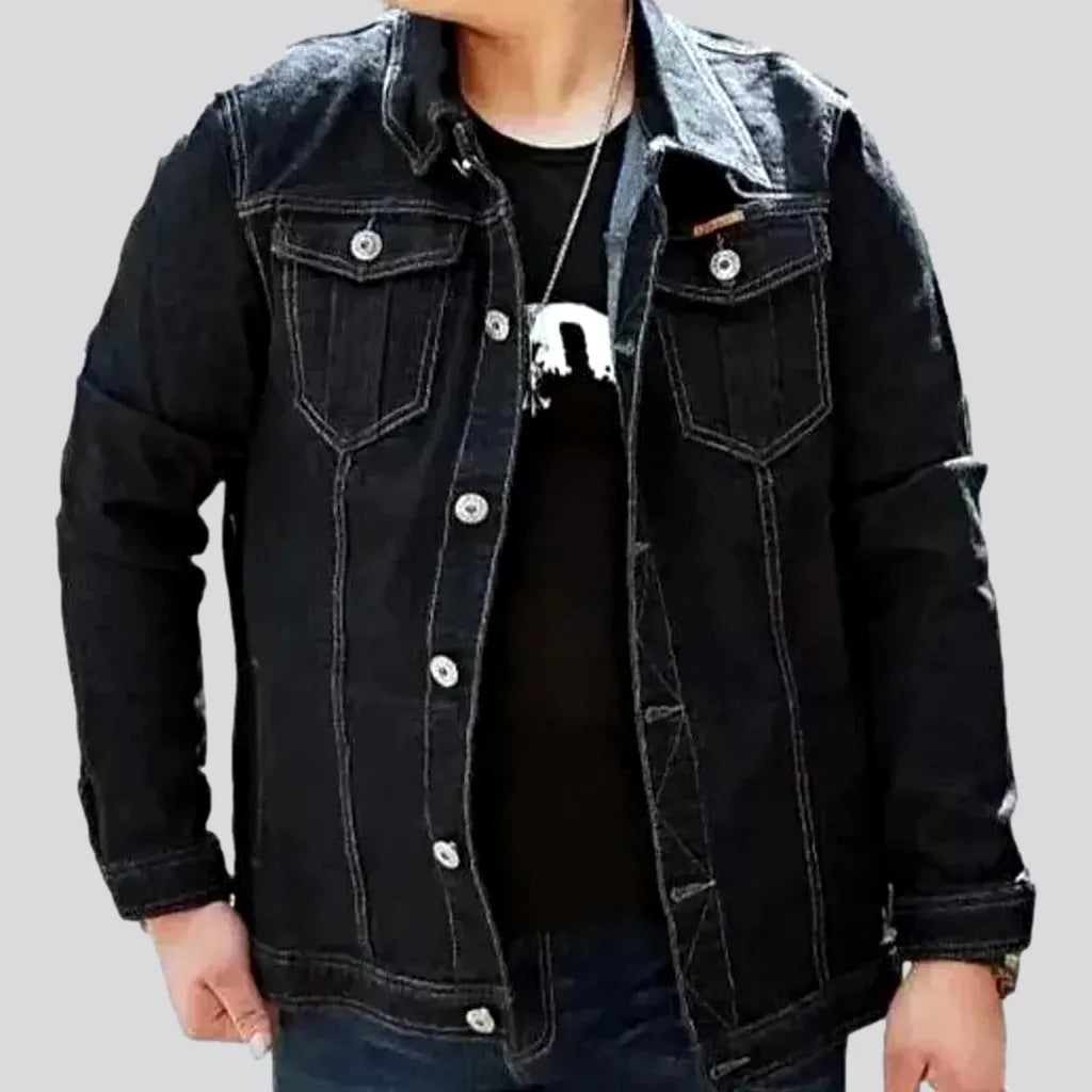 Faded Wash Men's Jeans Jacket | Jeans4you.shop