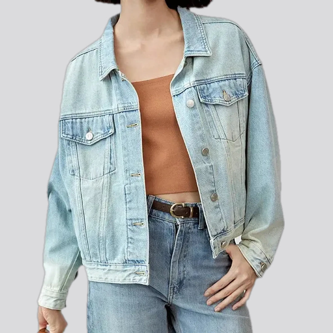 Fashionable Oversized Jean Jacket for Women | Jeans4you.shop