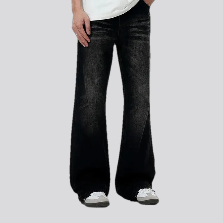 Fashionable Wide Fit Sanded Men's Jeans | Jeans4you.shop