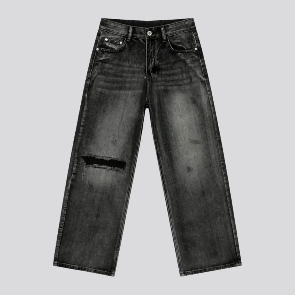 Grunge Style Baggy Fit Men's Jeans | Jeans4you.shop