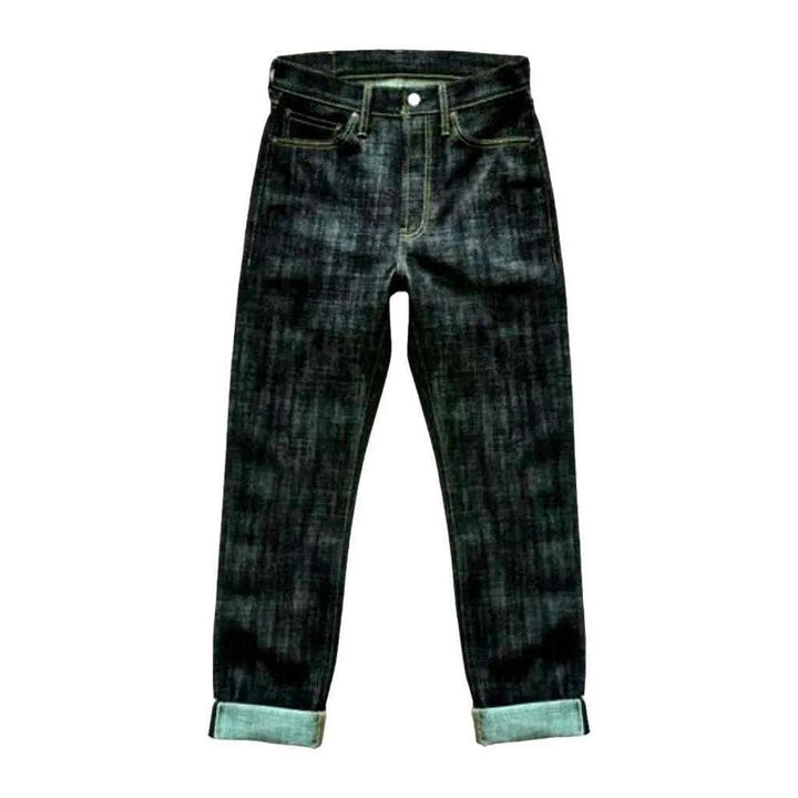 High-quality men's self-edge jeans