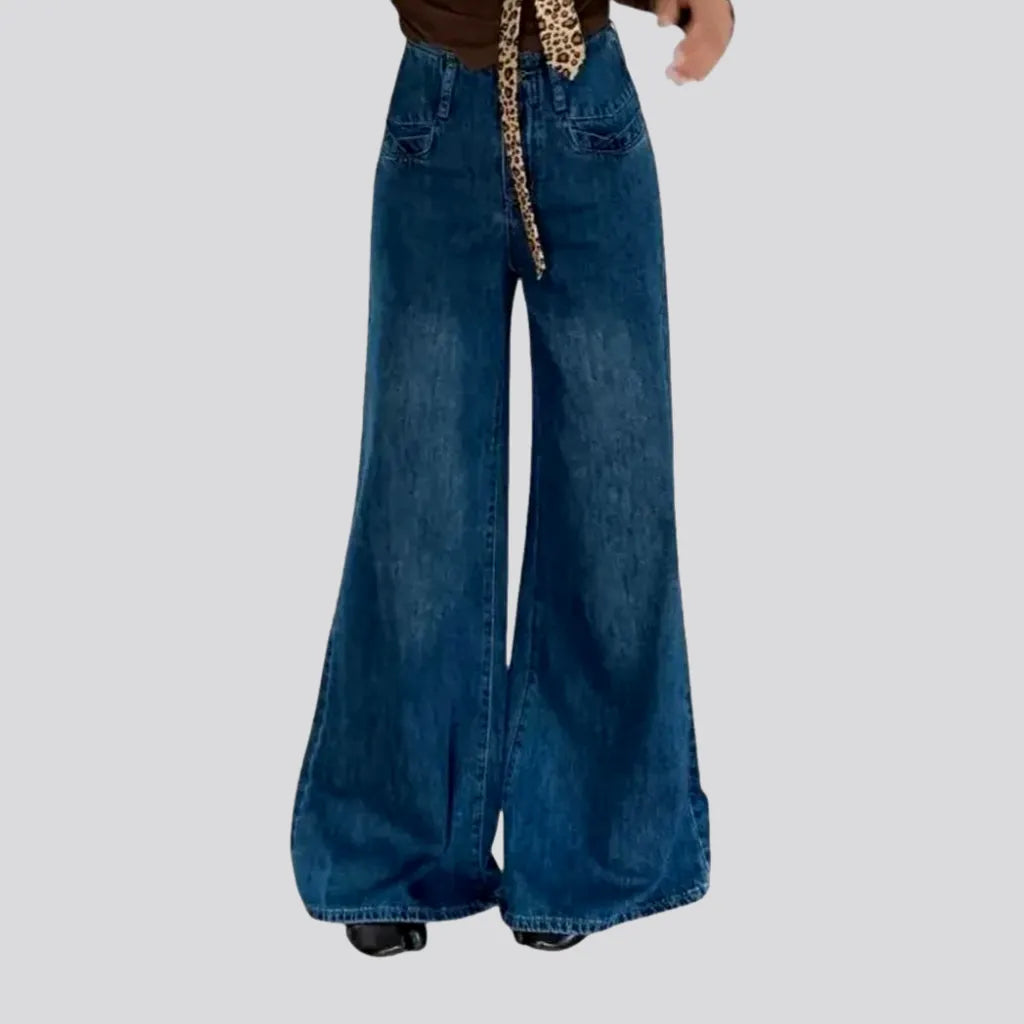 High Waist Bell-shaped Stylish Women's Jeans | Jeans4you.shop