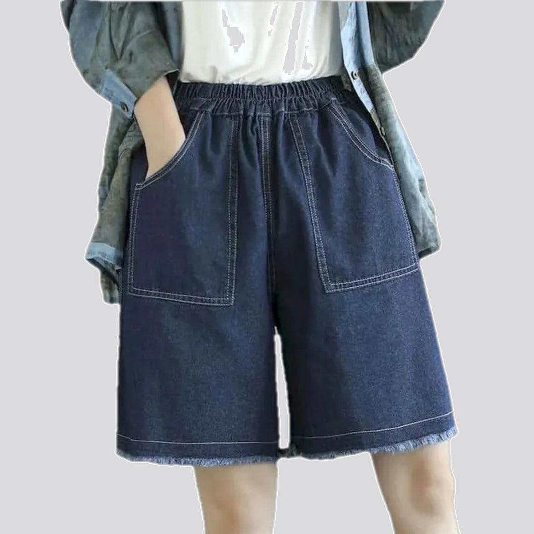 High-waist Jeans Bermudas Shorts for Ladies | Jeans4you.shop