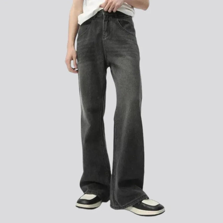 Mid rise stylish men's jeans